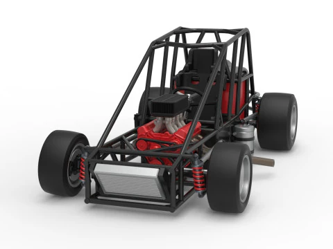 Experimental Pavement Silver Crown Car Base Scale 1 to 25 3D Print Model