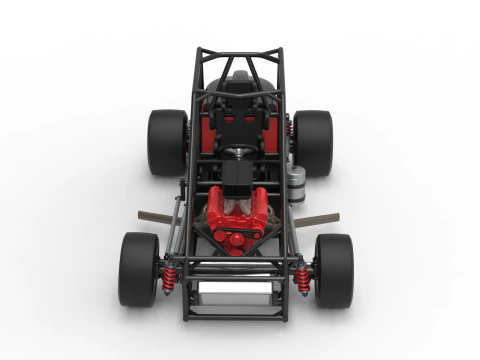 Experimental Pavement Silver Crown Car Base Scale 1 to 25 3D Print Model