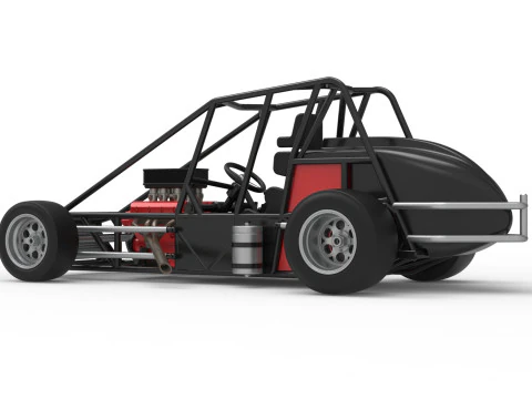 Experimental Pavement Silver Crown Car Base Scale 1 to 25 3D Print Model