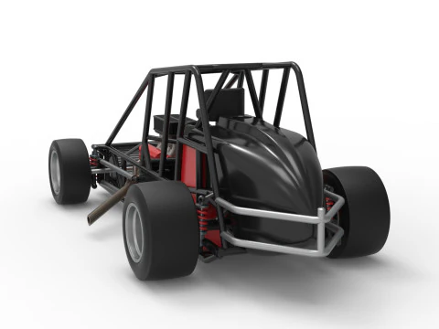 Experimental Pavement Silver Crown Car Base Scale 1 to 25 3D Print Model