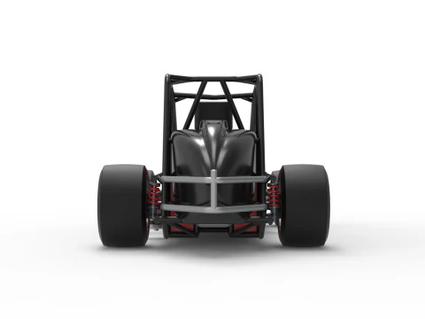 Experimental Pavement Silver Crown Car Base Scale 1 to 25 3D Print Model