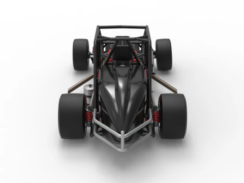 Experimental Pavement Silver Crown Car Base Scale 1 to 25 3D Print Model