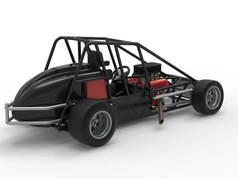 Experimental Pavement Silver Crown Car Base Scale 1 to 25 3D Print Model