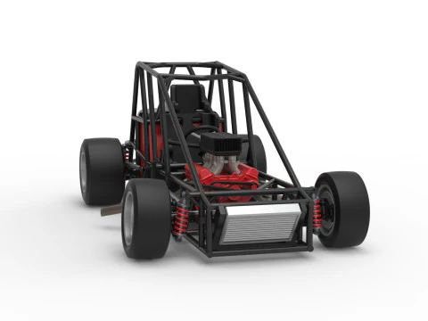 Experimental Pavement Silver Crown Car Base Scale 1 to 25 3D Print Model