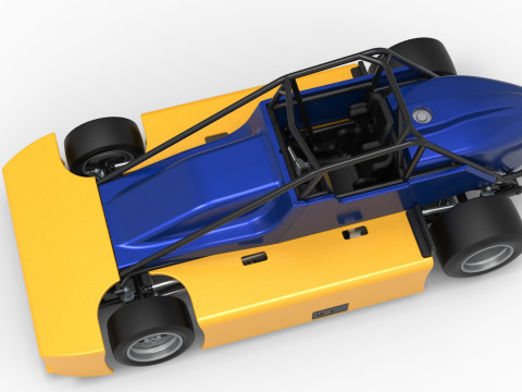 実験用舗装 シルバー クラウン カー バージョン 2 スケール 1 ～ 25 3Dプリントモデル