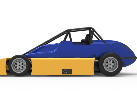 実験用舗装 シルバー クラウン カー バージョン 2 スケール 1 ～ 25 3Dプリントモデル