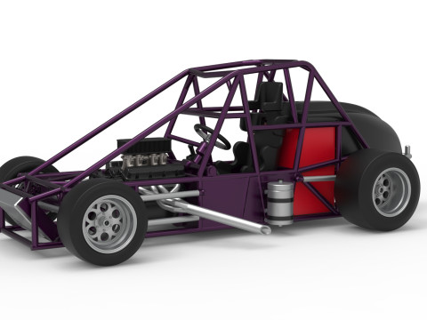 実験用舗装 シルバー クラウン カー ベース バージョン 2 スケール 1 ～ 25 3Dプリントモデル