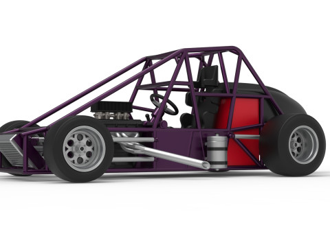 実験用舗装 シルバー クラウン カー ベース バージョン 2 スケール 1 ～ 25 3Dプリントモデル