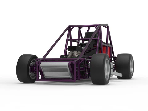 Experimental Pavement Silver Crown Car Base Version 2 Scale 1 to 25 3D Print Model