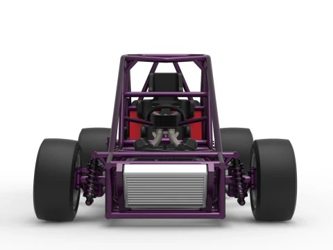 Experimental Pavement Silver Crown Car Base Version 2 Scale 1 to 25 3D Print Model