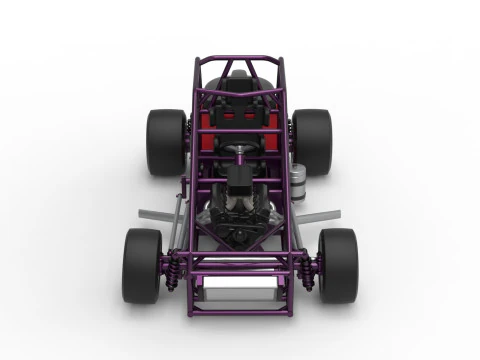 Experimental Pavement Silver Crown Car Base Version 2 Scale 1 to 25 3D Print Model