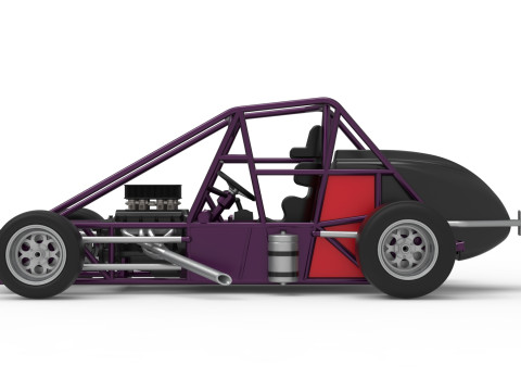 実験用舗装 シルバー クラウン カー ベース バージョン 2 スケール 1 ～ 25 3Dプリントモデル