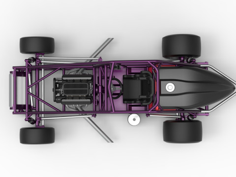 実験用舗装 シルバー クラウン カー ベース バージョン 2 スケール 1 ～ 25 3Dプリントモデル