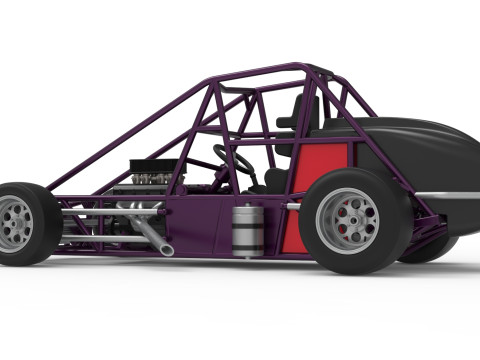 実験用舗装 シルバー クラウン カー ベース バージョン 2 スケール 1 ～ 25 3Dプリントモデル