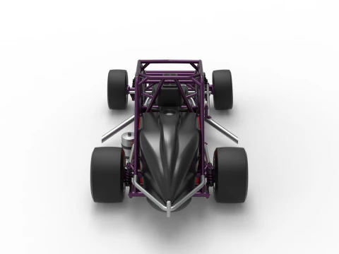 Experimental Pavement Silver Crown Car Base Version 2 Scale 1 to 25 3D Print Model