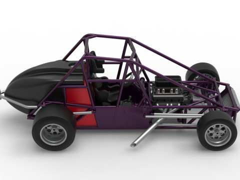 実験用舗装 シルバー クラウン カー ベース バージョン 2 スケール 1 ～ 25 3Dプリントモデル