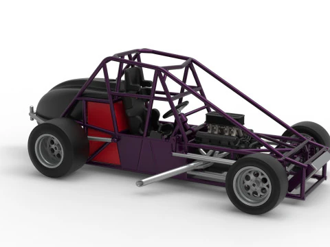 Experimental Pavement Silver Crown Car Base Version 2 Scale 1 to 25 3D Print Model