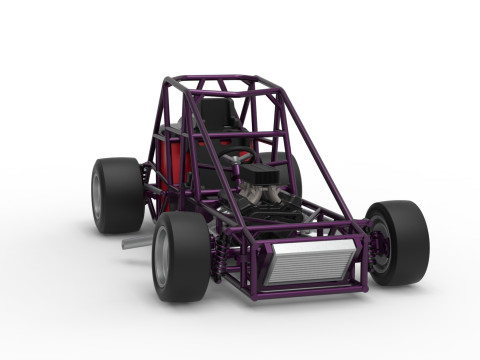 実験用舗装 シルバー クラウン カー ベース バージョン 2 スケール 1 ～ 25 3Dプリントモデル