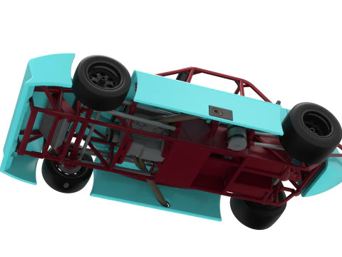 Experimental Pavement Silver Crown Car Version 3 Scale 1 to 25 3D Print Model