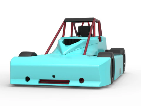 Experimental Pavement Silver Crown Car Version 3 Scale 1 to 25 3D Print Model