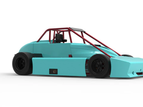 Experimental Pavement Silver Crown Car Version 3 Scale 1 to 25 3D Print Model