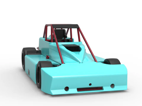 Experimental Pavement Silver Crown Car Version 3 Scale 1 to 25 3D Print Model