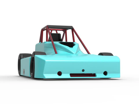 Experimental Pavement Silver Crown Car Version 3 Scale 1 to 25 3D Print Model