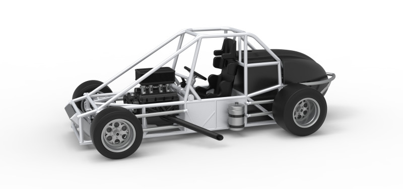 実験用舗装 シルバー クラウン カー ベース バージョン 3 スケール 1 ~ 25 3Dプリントモデル .c4d .max .obj .3ds .fbx .stl .blend