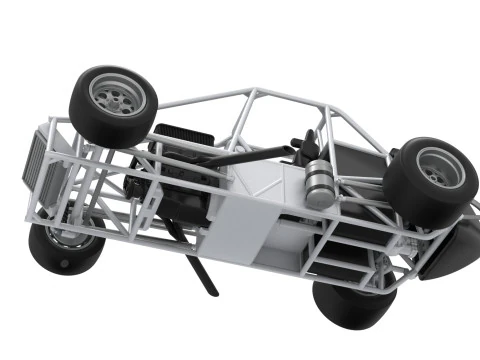 Experimental Pavement Silver Crown Car Base Version 3 Scale 1 to 25 3D Print Model