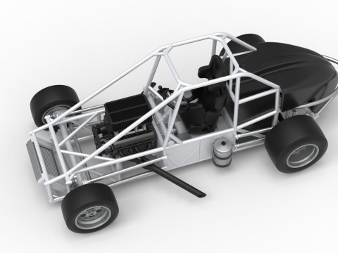 実験用舗装 シルバー クラウン カー ベース バージョン 3 スケール 1 ～ 25 3Dプリントモデル