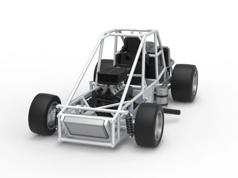 Experimental Pavement Silver Crown Car Base Version 3 Scale 1 to 25 3D Print Model