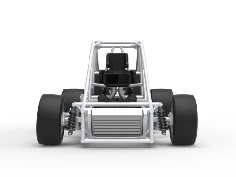 Experimental Pavement Silver Crown Car Base Version 3 Scale 1 to 25 3D Print Model
