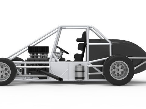 実験用舗装 シルバー クラウン カー ベース バージョン 3 スケール 1 ～ 25 3Dプリントモデル