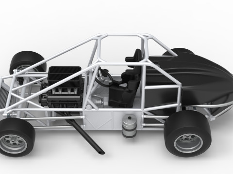 実験用舗装 シルバー クラウン カー ベース バージョン 3 スケール 1 ～ 25 3Dプリントモデル