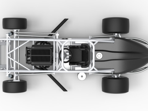 実験用舗装 シルバー クラウン カー ベース バージョン 3 スケール 1 ～ 25 3Dプリントモデル