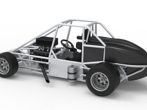 実験用舗装 シルバー クラウン カー ベース バージョン 3 スケール 1 ～ 25 3Dプリントモデル