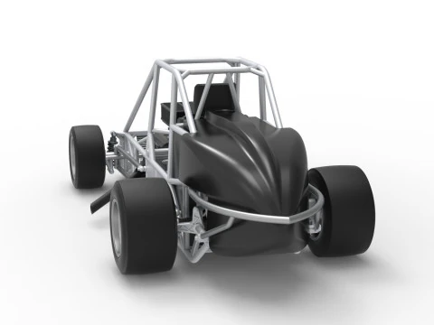 Experimental Pavement Silver Crown Car Base Version 3 Scale 1 to 25 3D Print Model