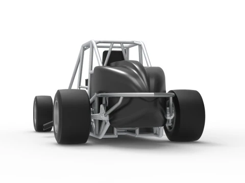 Experimental Pavement Silver Crown Car Base Version 3 Scale 1 to 25 3D Print Model