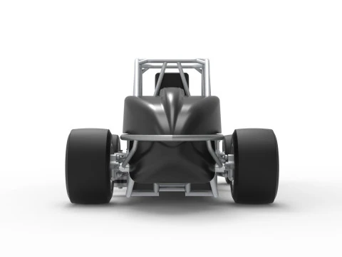 Experimental Pavement Silver Crown Car Base Version 3 Scale 1 to 25 3D Print Model