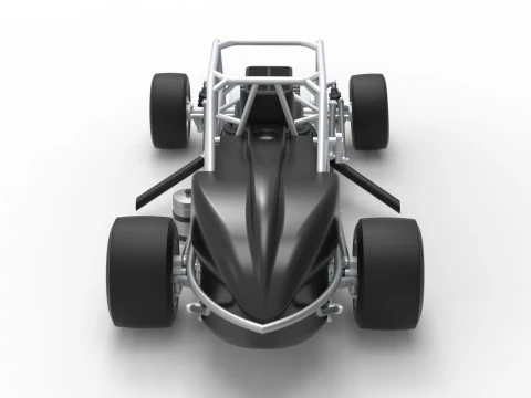 Experimental Pavement Silver Crown Car Base Version 3 Scale 1 to 25 3D Print Model