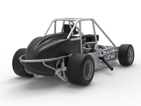 実験用舗装 シルバー クラウン カー ベース バージョン 3 スケール 1 ～ 25 3Dプリントモデル