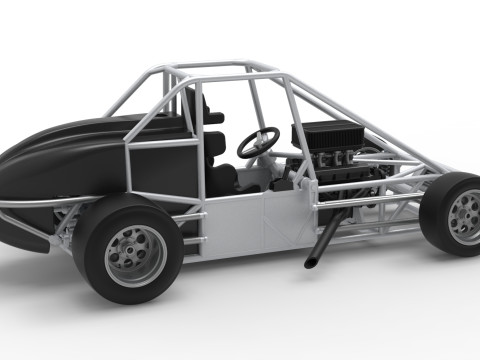 実験用舗装 シルバー クラウン カー ベース バージョン 3 スケール 1 ～ 25 3Dプリントモデル