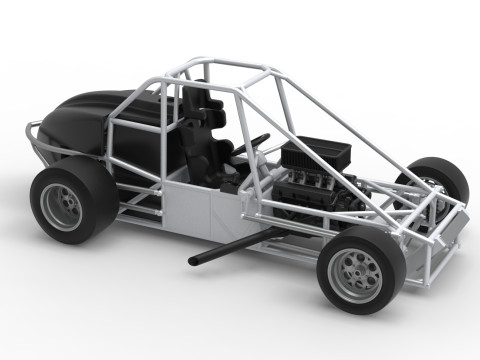 実験用舗装 シルバー クラウン カー ベース バージョン 3 スケール 1 ～ 25 3Dプリントモデル