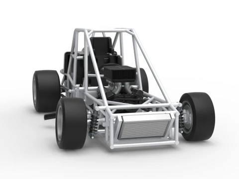 Experimental Pavement Silver Crown Car Base Version 3 Scale 1 to 25 3D Print Model