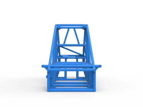 Каркас експериментального тротуару Silver Crown Car Version 3 Масштаб від 1 до 25 3D Принт Модель