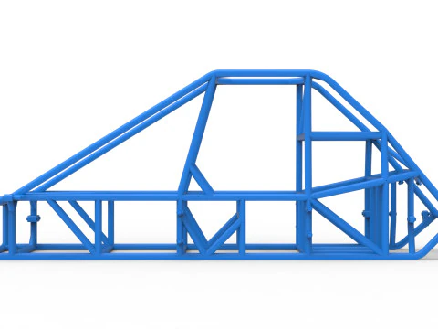 Каркас експериментального тротуару Silver Crown Car Version 3 Масштаб від 1 до 25 3D Принт Модель