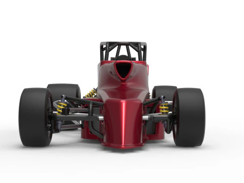 Pavement Silver Crown Car Version 2 Scale 1 to 25 3D Print Model