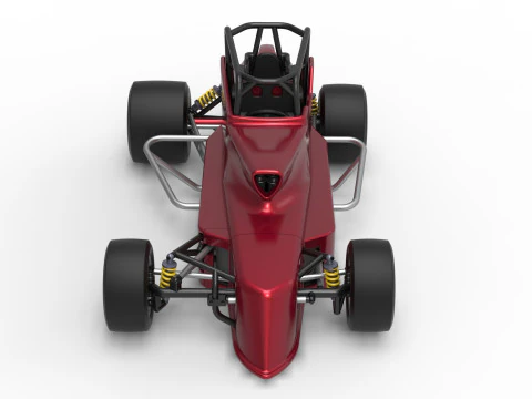 Pavement Silver Crown Car Version 2 Scale 1 to 25 3D Print Model