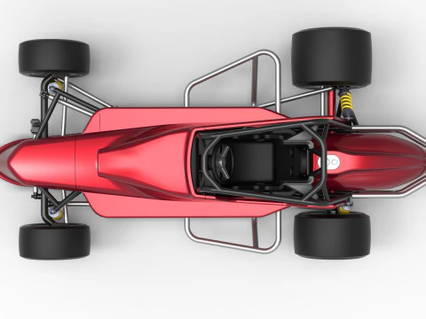 Pavement Silver Crown Car Version 2 Scale 1 to 25 3D Print Model