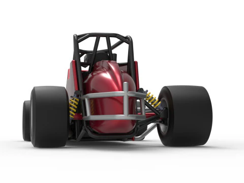 Pavement Silver Crown Car Version 2 Scale 1 to 25 3D Print Model